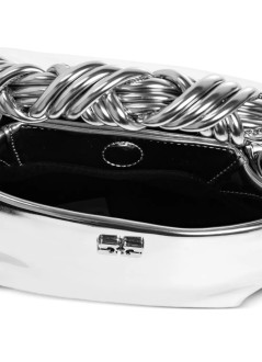 ganni crossbody womanganni bou bag small specchio - a7132 018