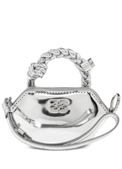 ganni wallet womanganni bou bag nano specchio - a7050 018