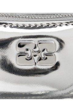 ganni wallet womanganni bou bag nano specchio - a7050 018