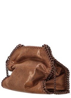 stella mccartney crossbody mujer falabella mini bag eco shiny dotted chamois w - 371223wp0615 8200