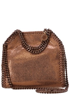 stella mccartney crossbody mujer falabella tiny bag eco shiny dotted chamois w - 391698wp0615 8200