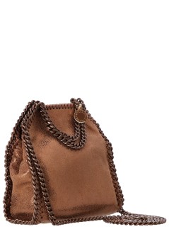 stella mccartney crossbody mujer falabella tiny bag eco shiny dotted chamois w - 391698wp0615 8200