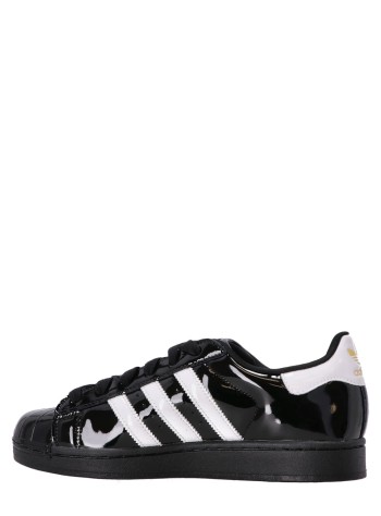 adidas originals sneaker womansuperstar ii w - js4009 cblack ftwwht goldmt 2