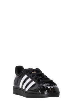 adidas originals sneaker mujer superstar ii w - js4009 cblack ftwwht goldmt