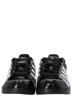 adidas originals sneaker mujer superstar ii w - js4009 cblack ftwwht goldmt
