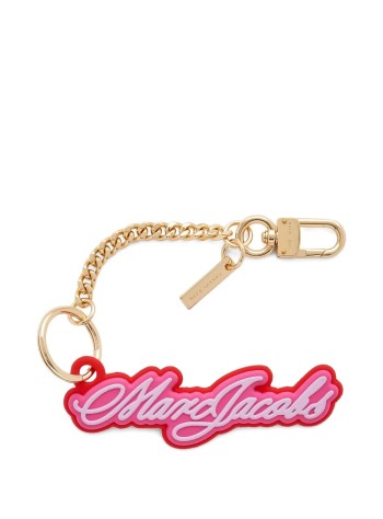 marc jacobs llaveros unisex the cursive logo charm - 2p5sch003s03 657