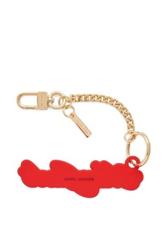 marc jacobs llaveros unisex the cursive logo charm - 2p5sch003s03 657