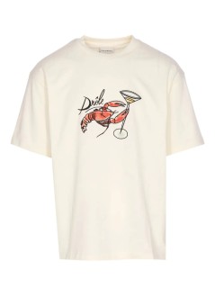 drôle de monsieur camiseta hombre le t-shirt homard - its277co195ow off white