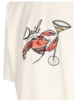 drôle de monsieur camiseta hombre le t-shirt homard - its277co195ow off white