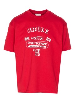 drôle de monsieur camiseta hombre le t-shirt race on ice - its279co195rd red