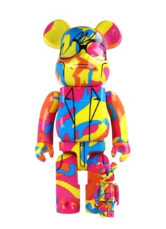 bearbrick decoracion unisexbearbrick 100% 400% andy warhol bwwt 3 - med2335 mu
