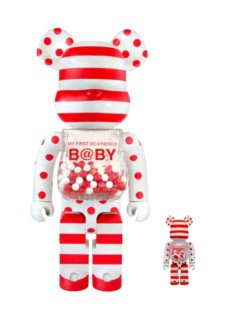 bearbrick decoracion unisexbearbrick 100% 400% my first bearbrick baby bwwt 3 - med2331 mu