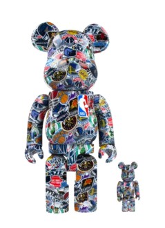 bearbrick decoracion unisexbearbrick 100% 400% nba bwwt 3 - med2457 mu