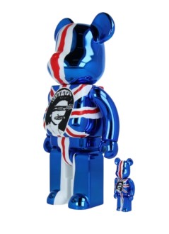 bearbrick decoracion unisexbearbrick 100% 400% sex pistols god save the queen chrome - med2302 mu