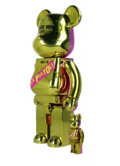 bearbrick decoracion unisex bearbrick 100% 400% sex pistols never mind the bollocks chr - med2122 mu