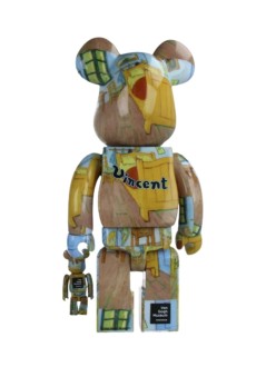 bearbrick decoracion unisexbearbrick 100% 400% van gogh the bedroom - med2362 mu