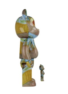 bearbrick decoracion unisexbearbrick 100% 400% van gogh the bedroom - med2362 mu