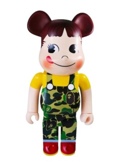 bearbrick decoracion unisexbearbrick 1000% bape x peko-chan green - med1767 mu