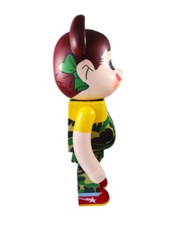 bearbrick decoracion unisexbearbrick 1000% bape x peko-chan green - med1767 mu