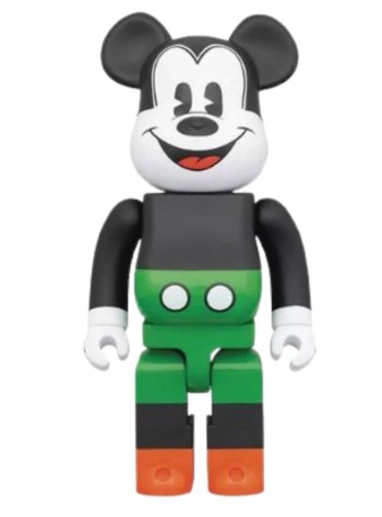bearbrick decoracion unisex bearbrick 1000% mickey mouse 1930s poster - med1276 mu