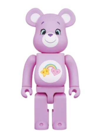 bearbrick decoracion unisex bearbrick 400% care bears best friend bear - med1140 mu