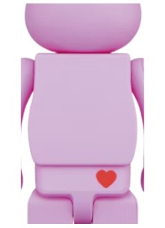 bearbrick decoracion unisexbearbrick 400% care bears best friend bear - med1140 mu