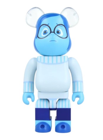 bearbrick decoracion unisex bearbrick 400% inside out sadness - med2344 mu