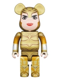 bearbrick decoracion unisexbearbrick 400% ww84 wonder woman golden armor - med0522 mu