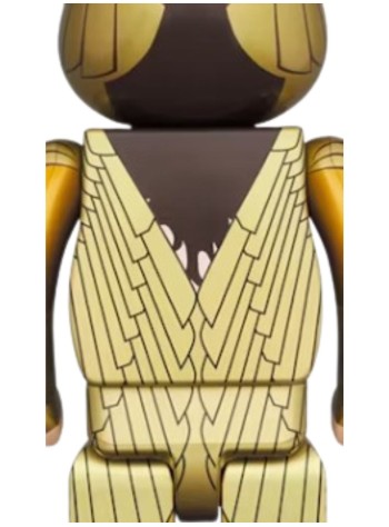 bearbrick decoracion unisex bearbrick 400% ww84 wonder woman golden armor - med0522 mu 2