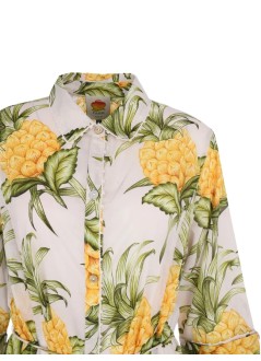 farm rio kaftan womandelicate pineapple chemise - 336722 25029