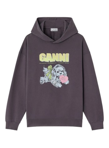 ganni sudadera mujer isoli oversized hoodie - t4360 252