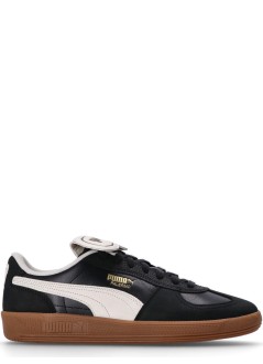 puma sneaker hombre palermo premium - 40174402 puma black puma white