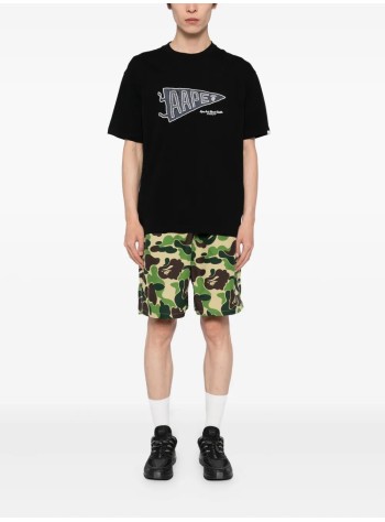 bape cargo manabc camo one point relaxed fit water shorts m - 001spl301309m green 2