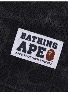 bape camiseta hombre camo stripe baseball logo relaxed fit tee m - 001csl301007m black