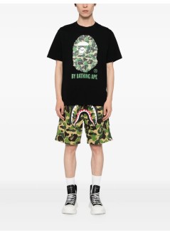 bape camiseta hombre abc camo by bathing ape tee m - 001tel301007m black x green