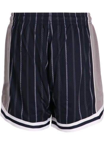 bape short pant manmultilogo reversible relaxed fit sweat shorts m - 001spl301325m navy 2