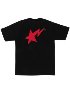 bape t-shirt mancolors bape sta tee m - 001tel301022m black