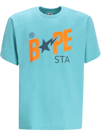 bape t-shirt mancolors bape sta tee m - 001tel301022m blue