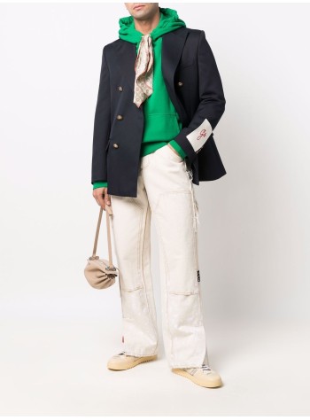 golden goose outerwear hombre golden m's double breasted blazer compact gabardine wool - gmp00835p000619 50486 2