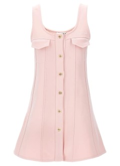 ganni vestido mujer heavy fleece mini dress - t4111 868
