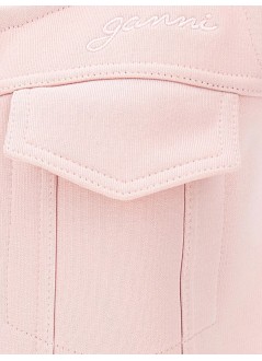 ganni vestido mujer heavy fleece mini dress - t4111 868