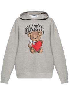 ganni sudadera mujer isoli bear oversized hoodie - t4162 921