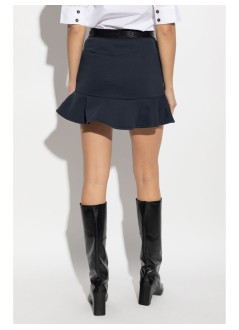 ganni falda mujer heavy fleece mini skirt - t4074 683