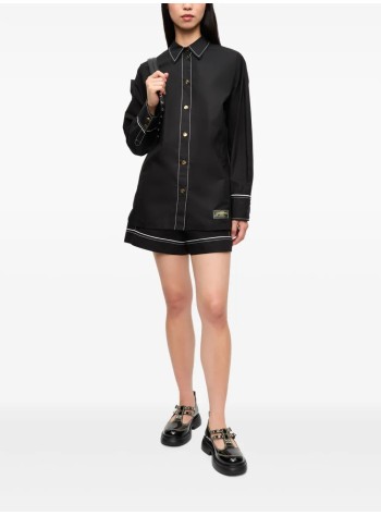 ganni shirt womancotton poplin long sleeve raglan shirt - w0497 099 2