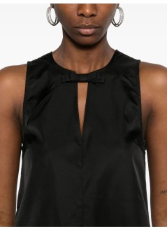 ganni vestido mujer duchesse nylon mini dress - w0472 099