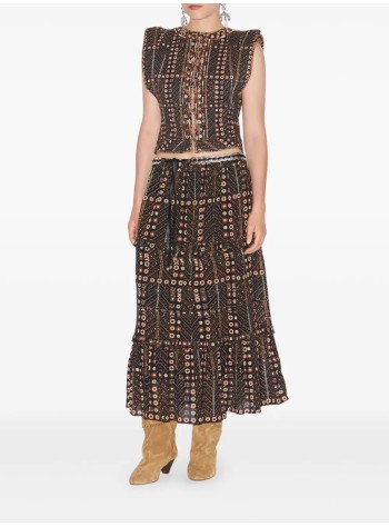 isabel marant skirt womandiya gc - 25pju0239fac1j19e 02fk 2