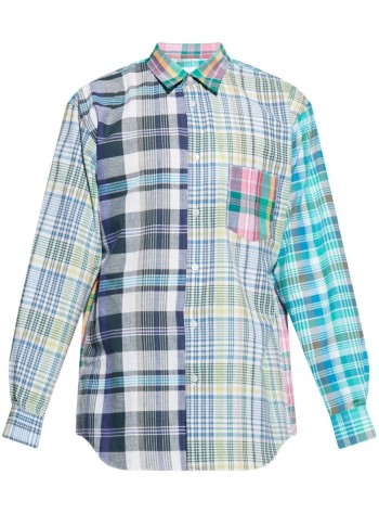 comme des garçons shirt camiseria hombre mens shirt woven - fob008s25 check check