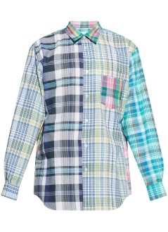 comme des garçons shirt camiseria hombre mens shirt woven - fob008s25 check check
