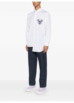 comme des garçons shirt shirt manmens shirt woven - fob035s25 white check
