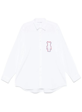 comme des garçons shirt camiseria hombre mens shirt woven - fob037s25 white check